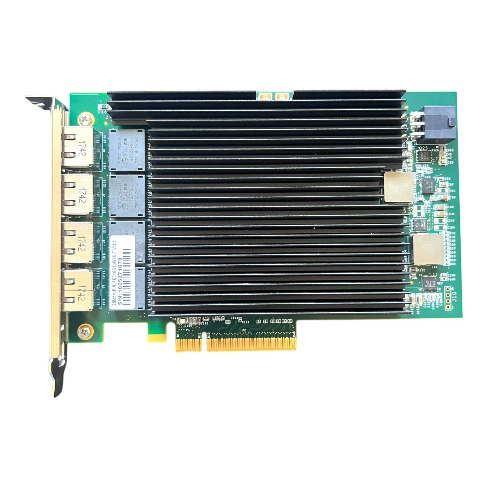 Silicom PE310G4I40EU-T Quad Port 10GbE RJ45 Network Card X540 PCIe Tested