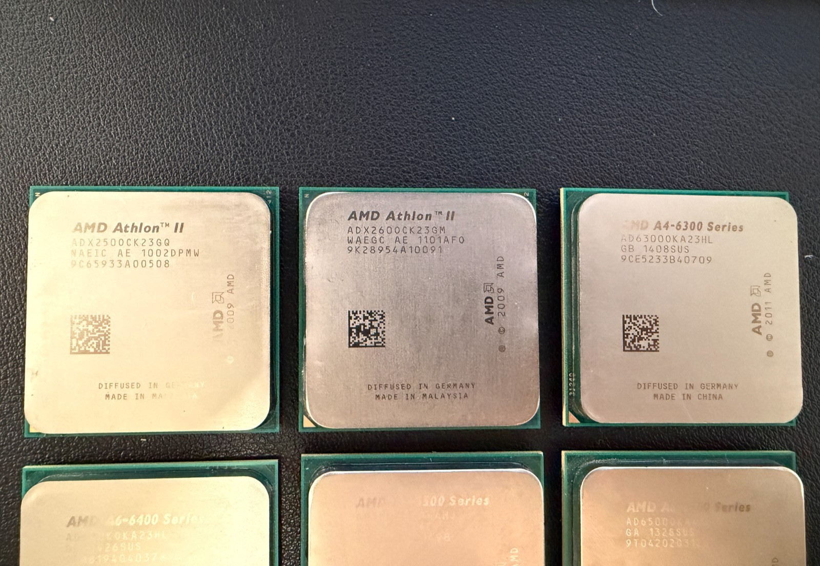 LOT OF 6 AMD CPU CORE PROCESSORS — See description for info!