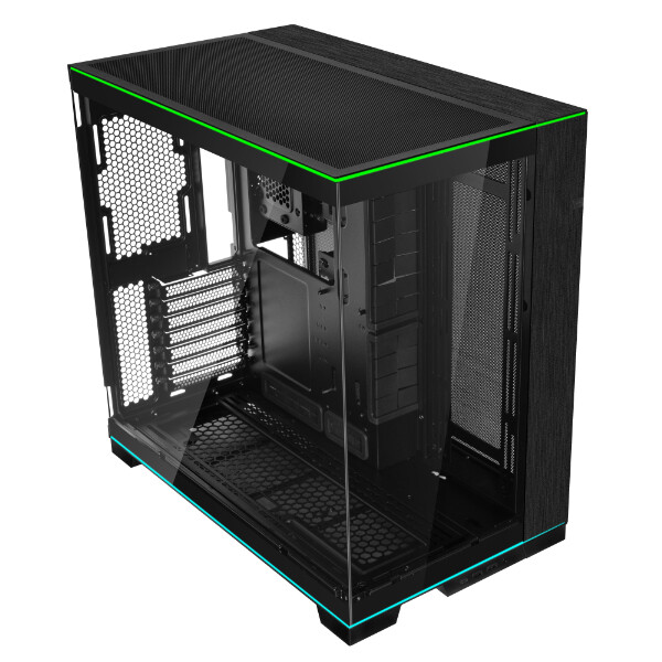LIAN LI O11DERGBX O11 Dynamic EVO RGB Tempered Glass Black ATX Mid Tower Chassis