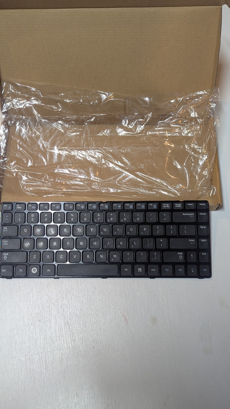 Laptop Replacement Keyboard Black OEM Ribbon Cable Unknown Model Parts Repair