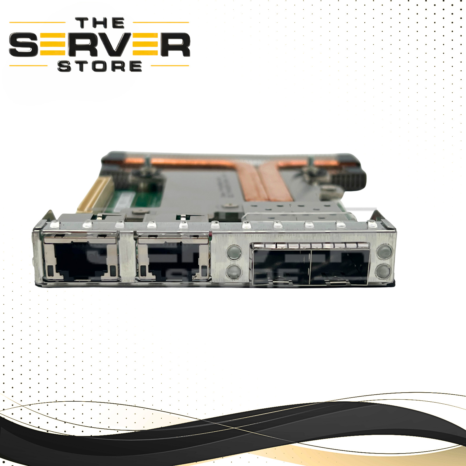 (LOT 100) Dell 4 Port (2x Intel X520 10Gb SFP+ i350 1Gb RJ45) NIC 0C63DV C63DV