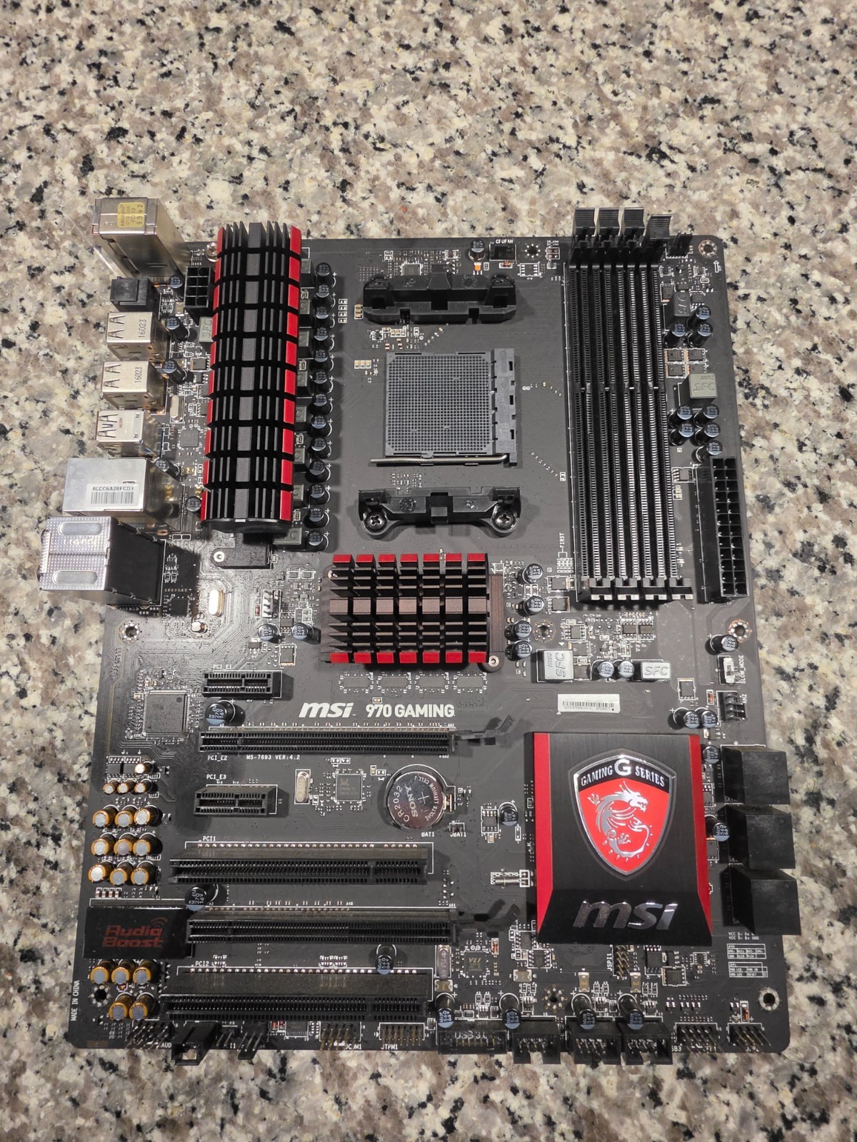 MSI 970 GAMING Motherboard AM3+ DDR3 ATX MS-7693