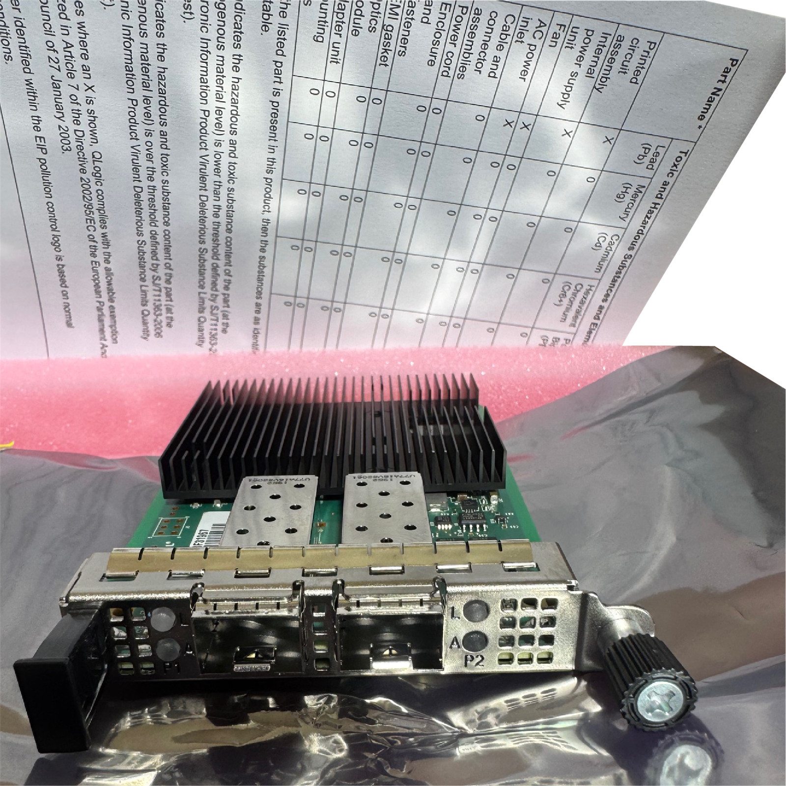 New Dual 25GbE SFP28 Marvell 41000 Mezz OCP3.0 PCIe3x8 NIC Ethernet Network Card