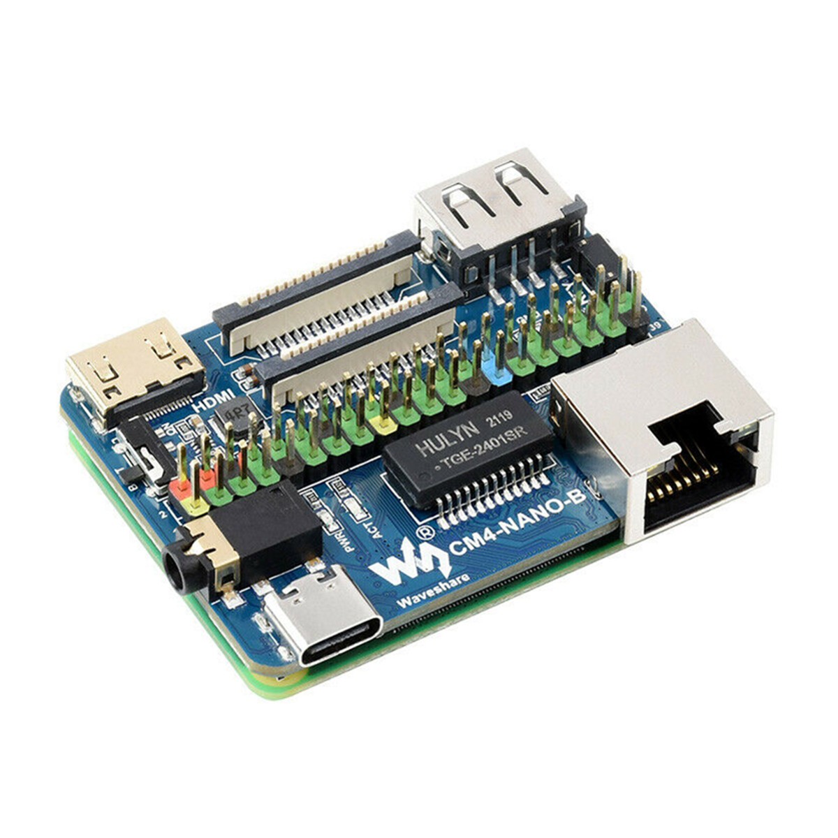 Mini Base Board (B) for Raspberry Pi Compute Module 4 Same Size as the CM4