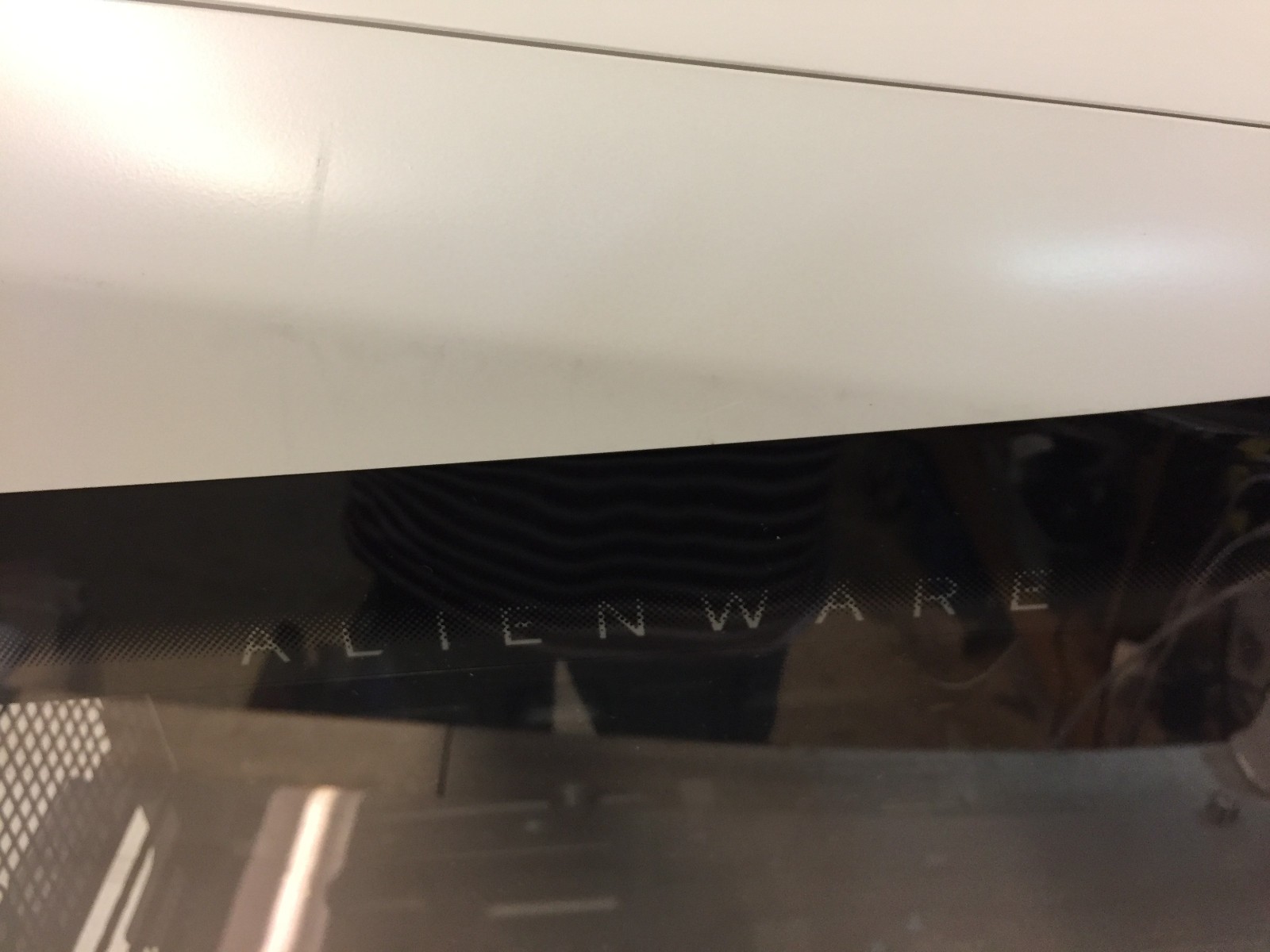 Dell Alienware Aurora R13 Empty Desktop PC Case Lunar Light White Chassis