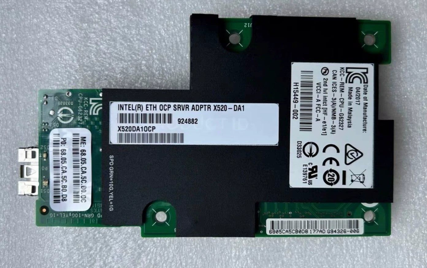 Intel X520-DA1 OCP 10GBE SINGLE PORT SFP+ ET H15449-002 X520DA1OCP Tested