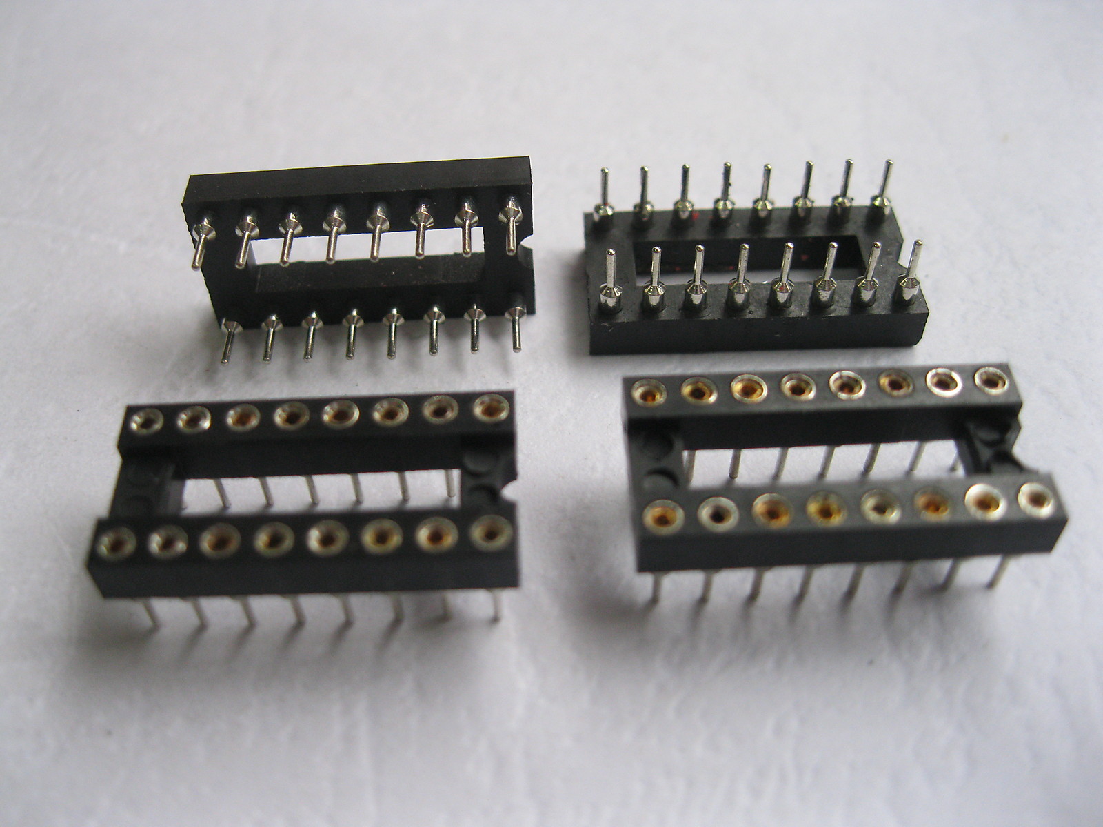 30 pcs IC Socket Adapter 16 pin Round DIP High Quality X=7.62mm New