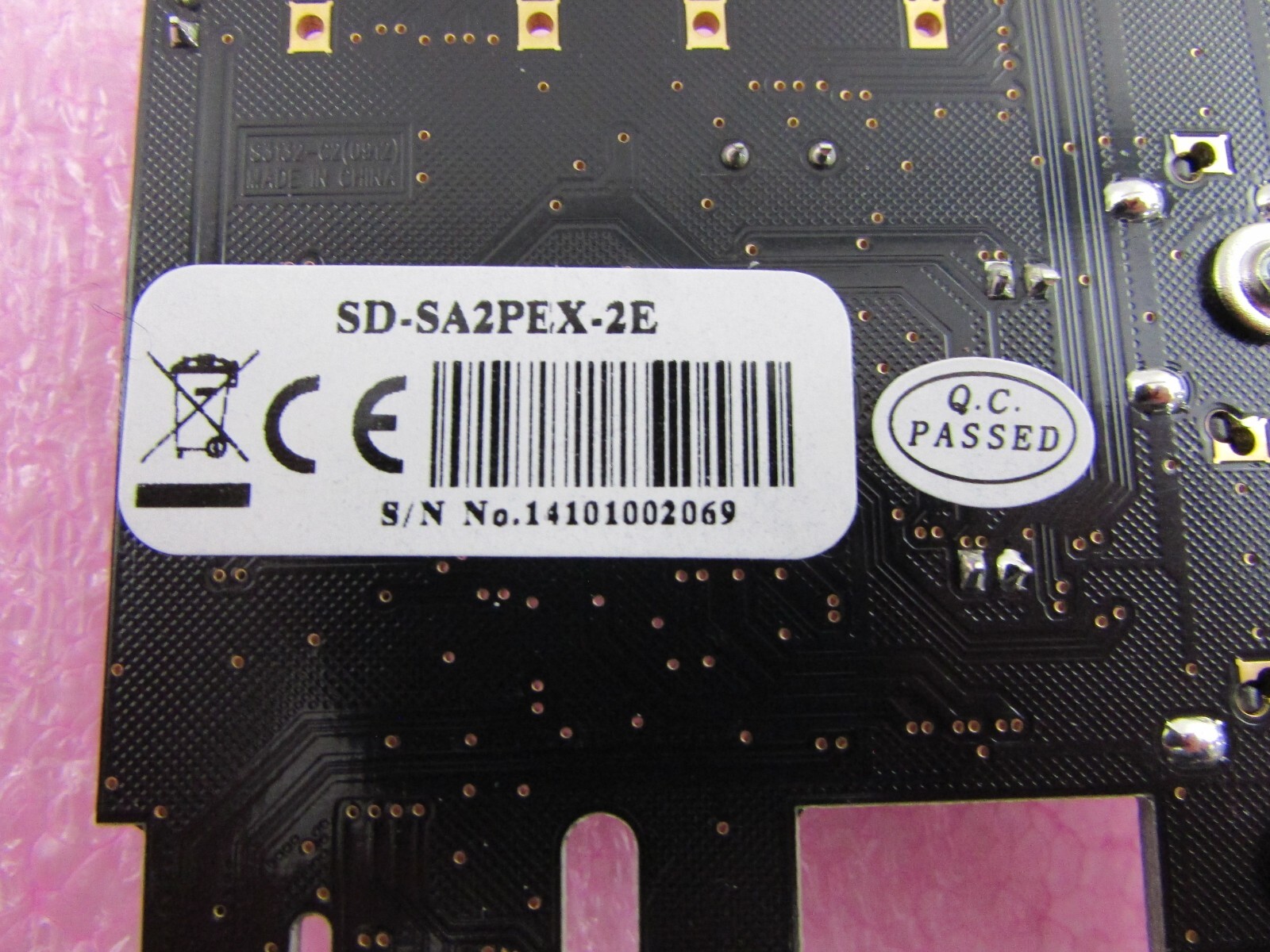 Syba SD-SA2PEX-2E SIL3132 2-Port eSATA II PCI-e RAID Card Full Height Bracket