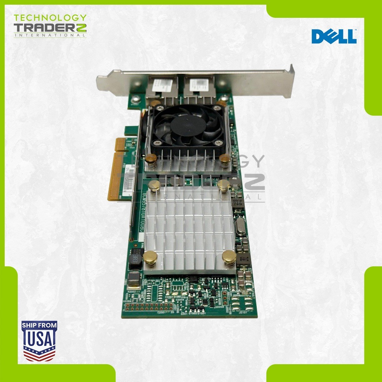 W1GCR Dell Broadcom 57810S 2-Port 10GbE PCI-E 2.0 X8 Network Adapter 0W1GCR
