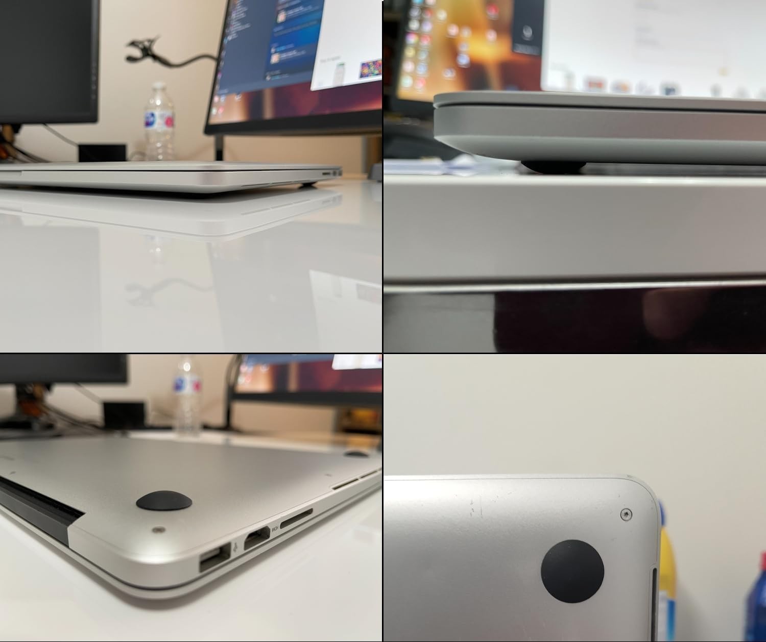 Effortless Installation 0.7” Rubber Feet for MacBook Pro/Air – 4 Pieces