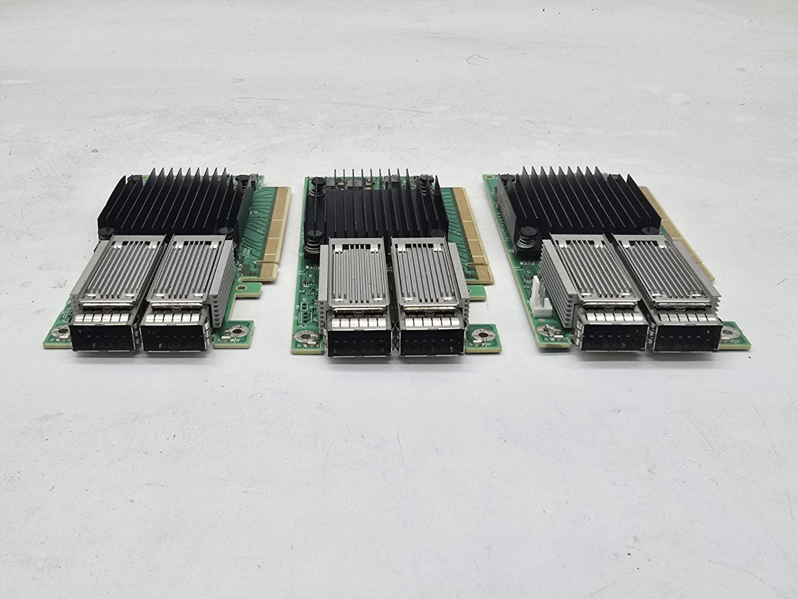 Lot Of 3 Mellanox ConnectX-5 VPI Adapter MCX556A-ECAT 100GbE QSFP28 PCIe