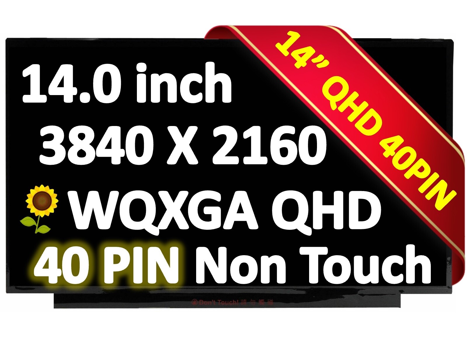 NEW NV140QUM-N61 for BOE 3840*2160 4K 14-inch LCD panel