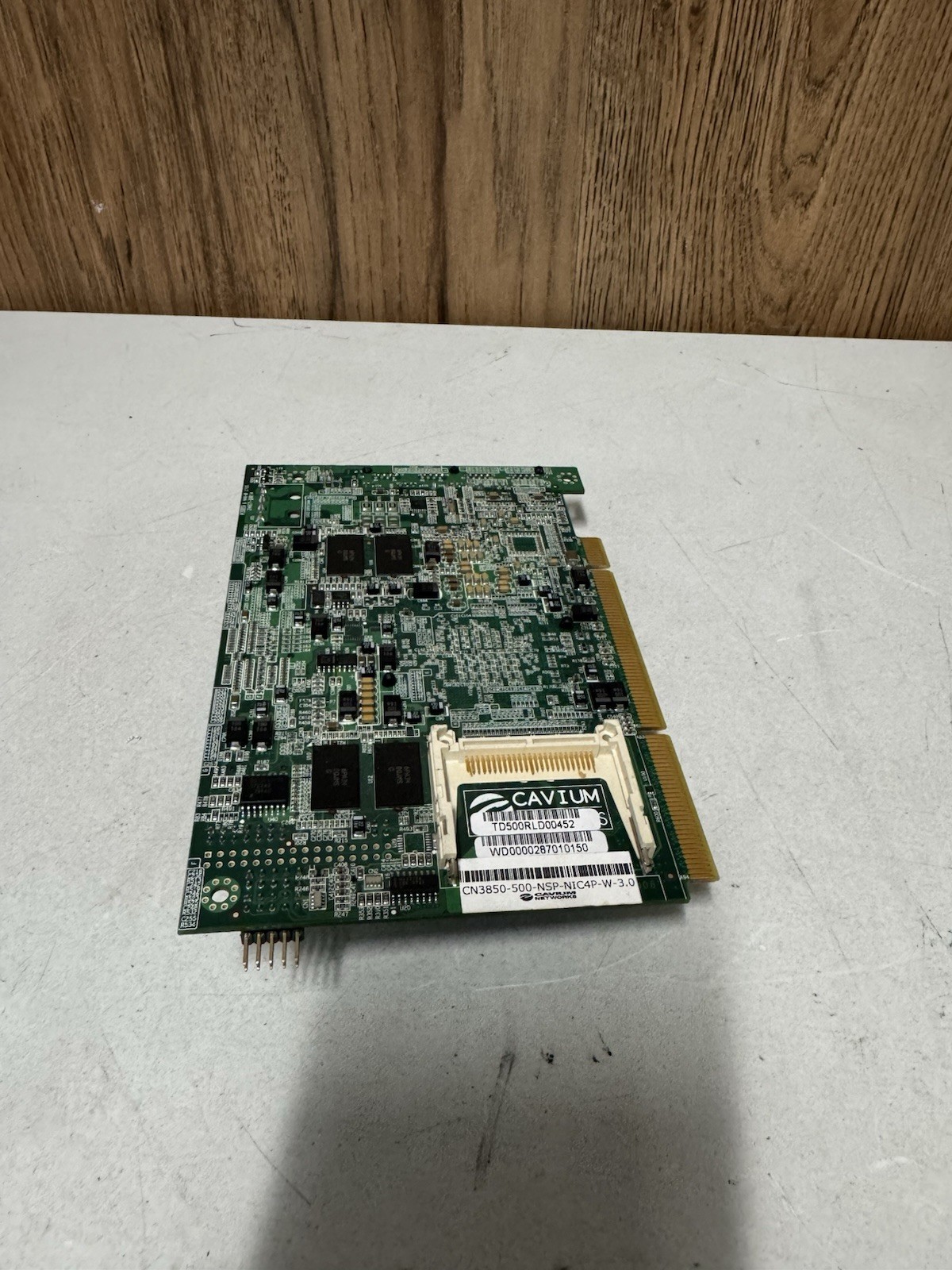 Cavium CN3850-500 NSP NIC Network Card 4 Port PCI-X Untested For Parts Repair
