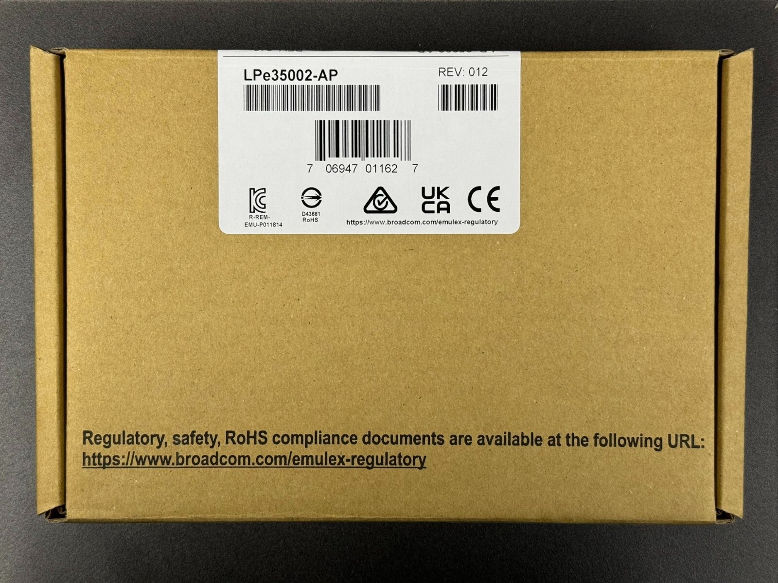 NEW DELL EMULEX LPE35002-AP GEN7 HBA 2Port 32G Optical LC SFP+ PCIe4.0