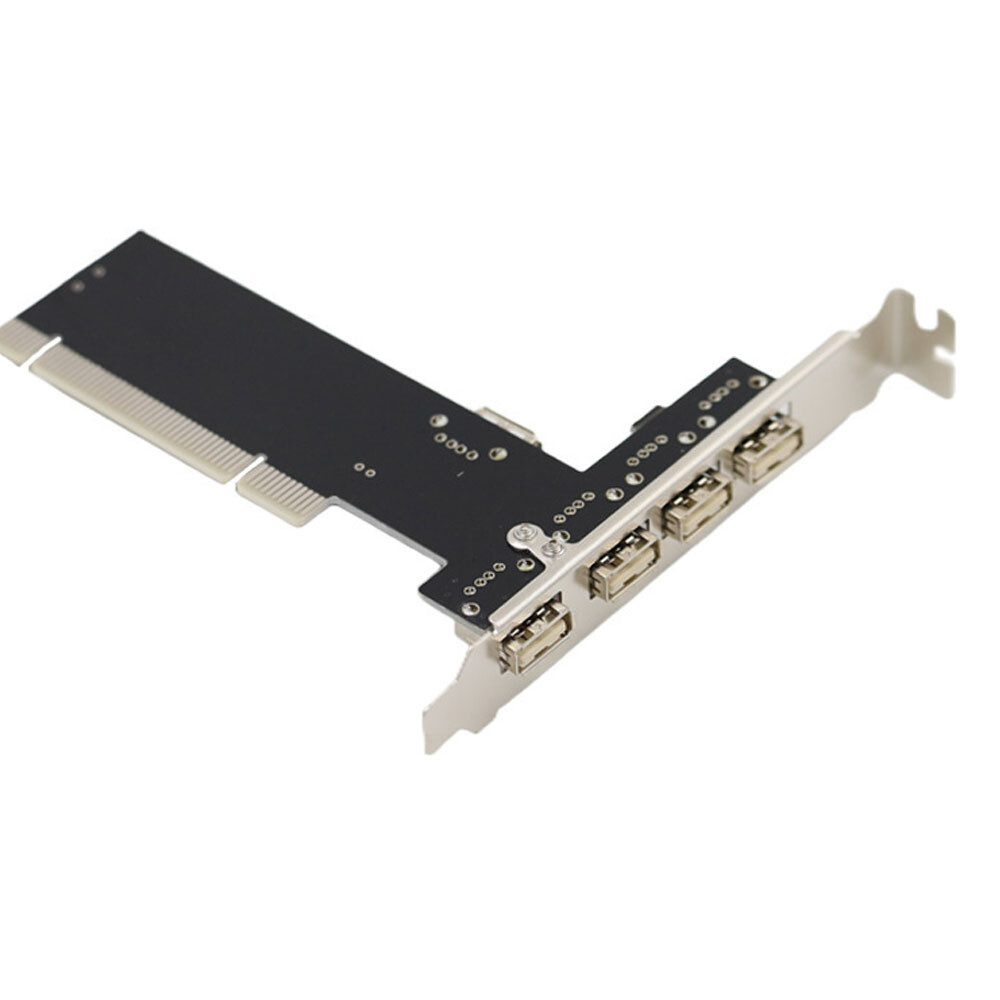 2PC PCI 32bit to 4+1 ports USB2.0 Expansion Controller Card PCI 5x USB2.0 HOT