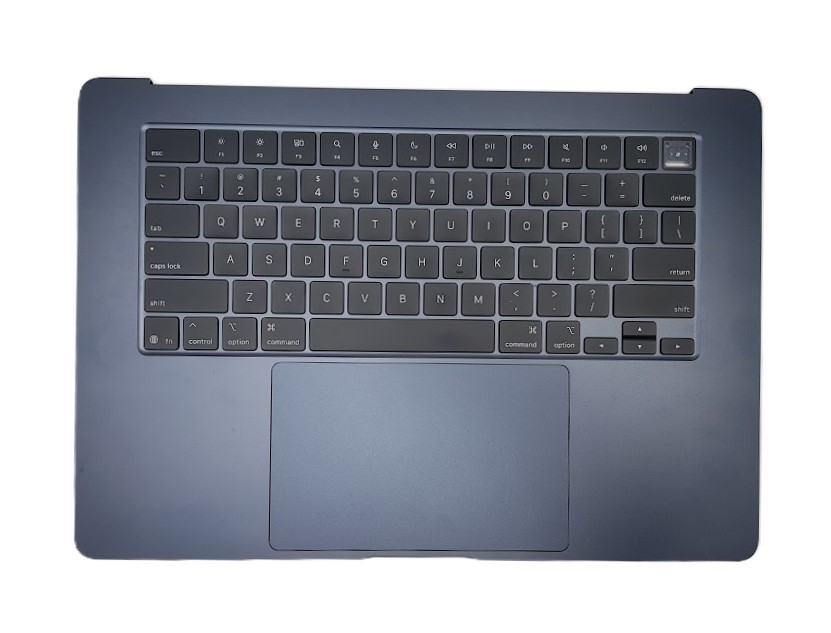 Apple Macbook Air 15.3″ 2025 A3241 Palmrest Kbrd Battery 0303S Assembly Midnight
