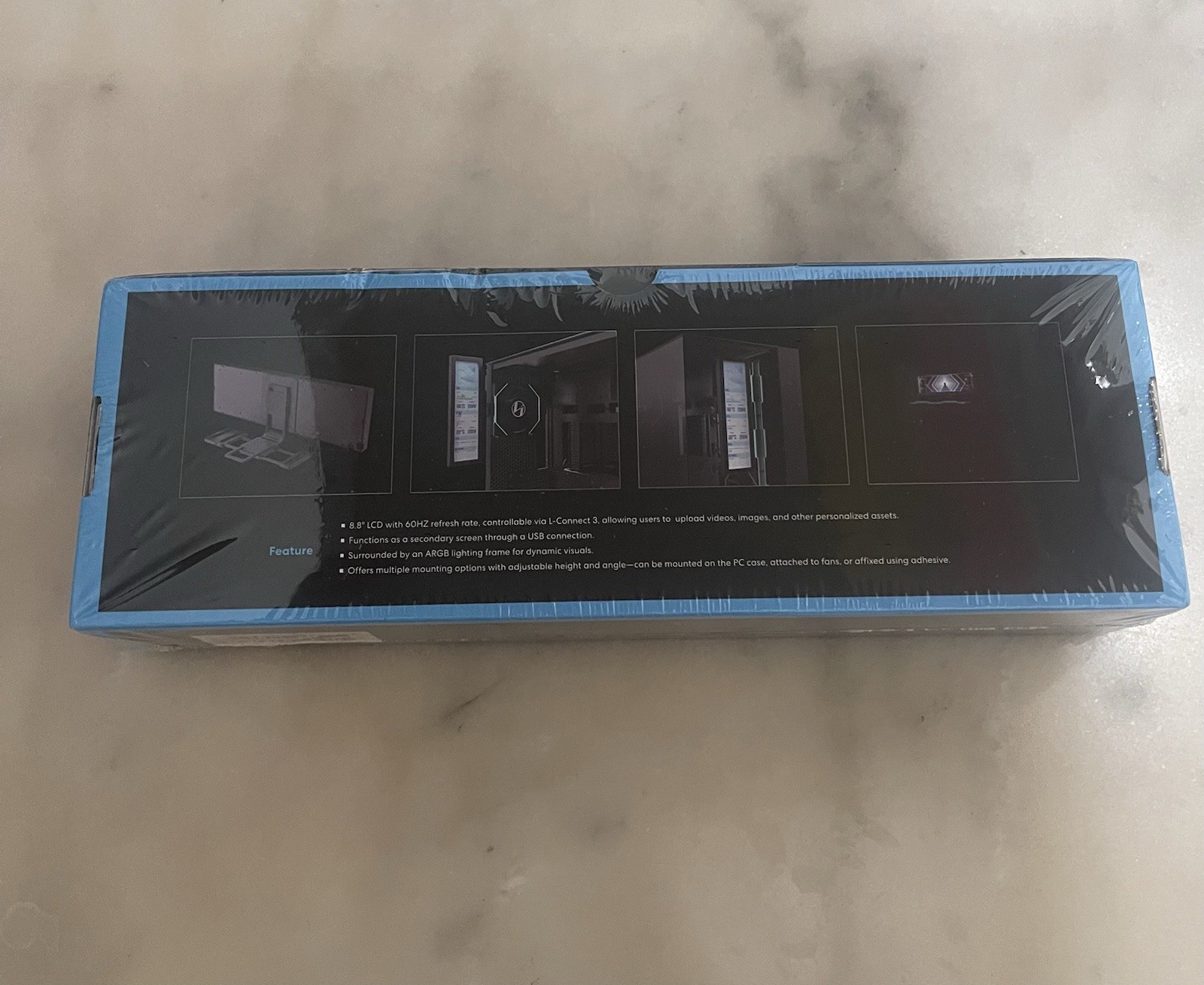 Lian Li 8.8″ Universal Screen for PC Customizable ARGB Frame SM088X NEW/SEALED