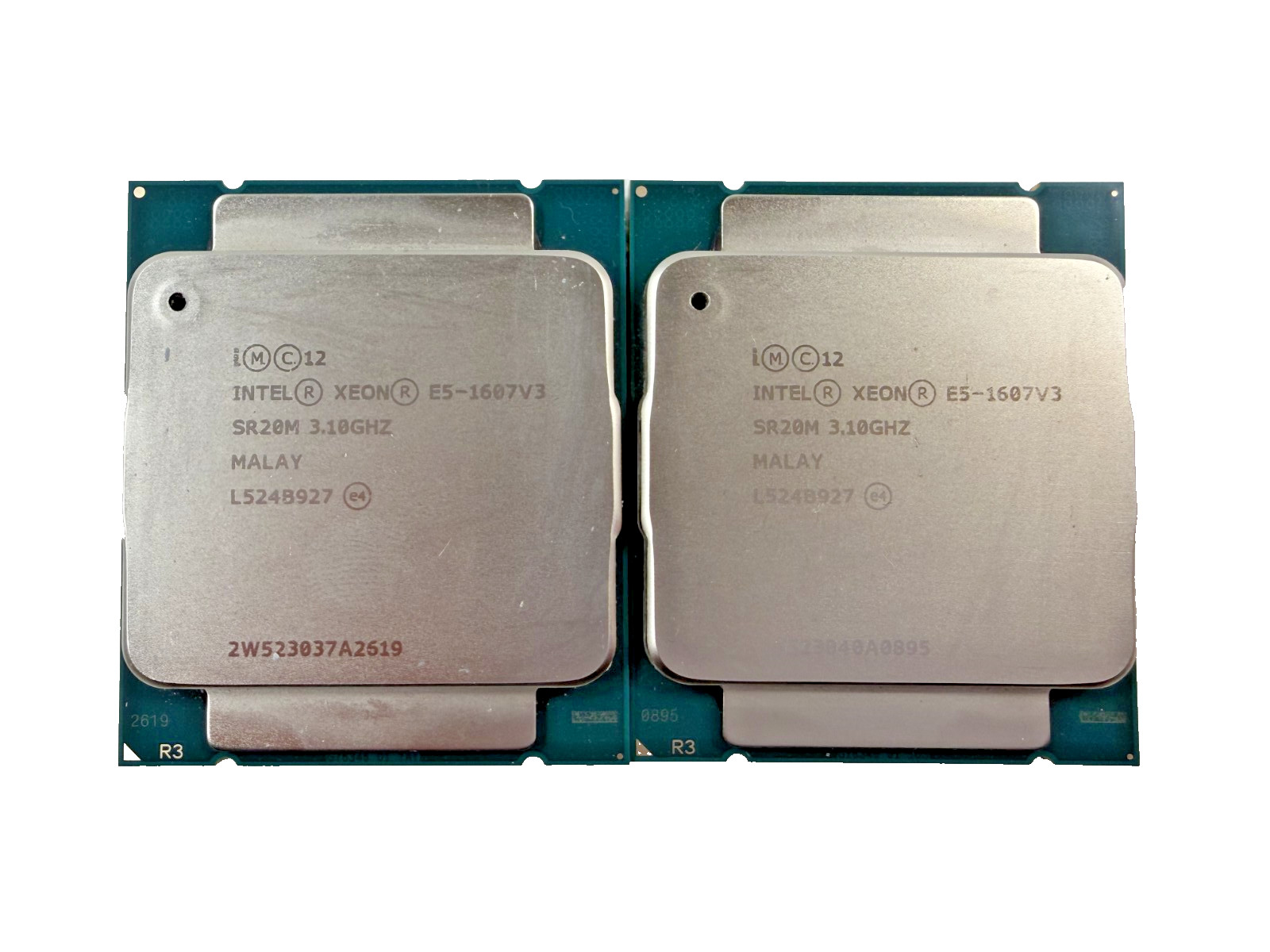 Lot of 16 Mixed CPUs Intel Xeon E5 Series E3 Series See Description