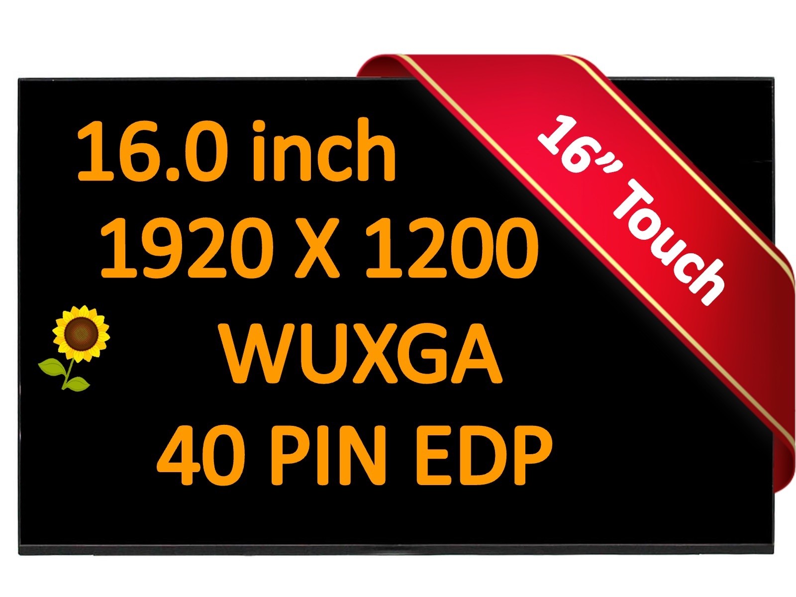 Dell X3FY8 16″ FHD WUXGA laptop LED LCD Screen display replacement New