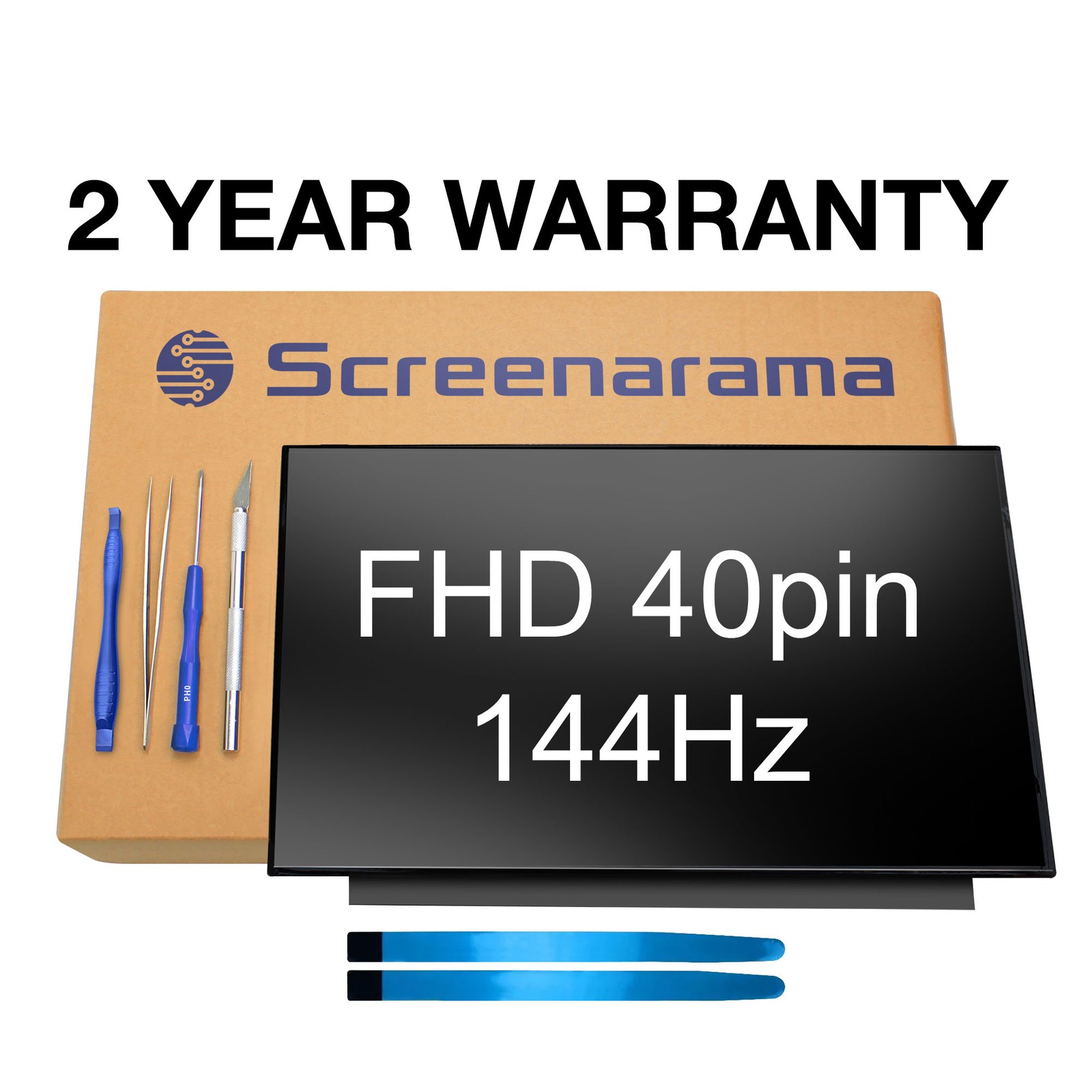 BOE NV161FHM-NY3 144Hz 40 pins FHD 1920×1080 IPS LCD Screen SCREENARAMA * FAST