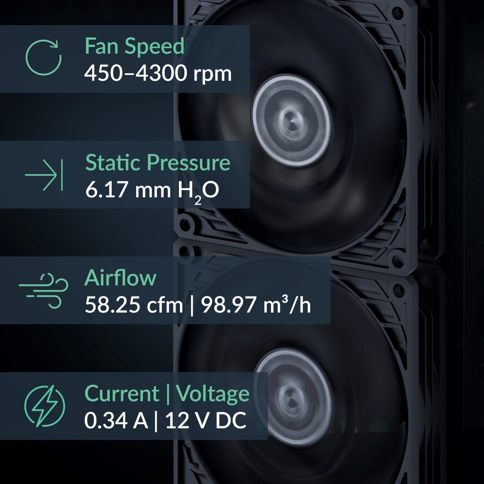 ARCTIC P9 Max Fan High-Performance 92mm Cooler Black PC 9cm