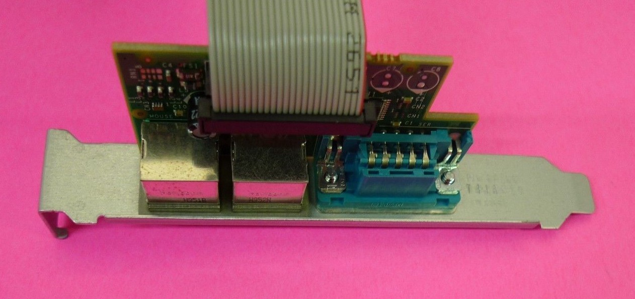 GENUINE Dell Serial PS/2 Full Height Panel Board w/Cable N3563 F743C
