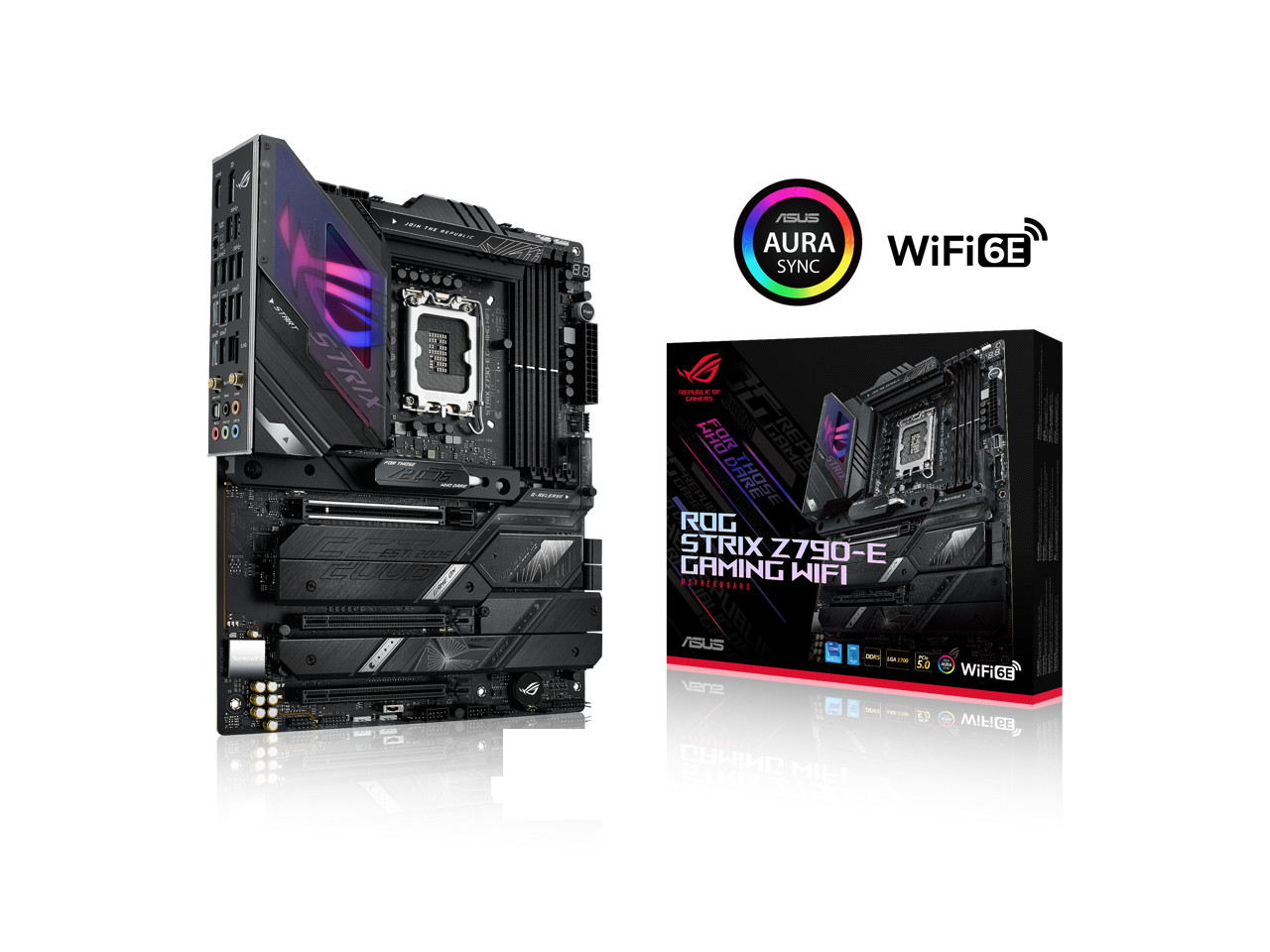 (Factory Refurbished) ASUS ROG Strix Z790-E Gaming WiFi Intel ATX Motherboard