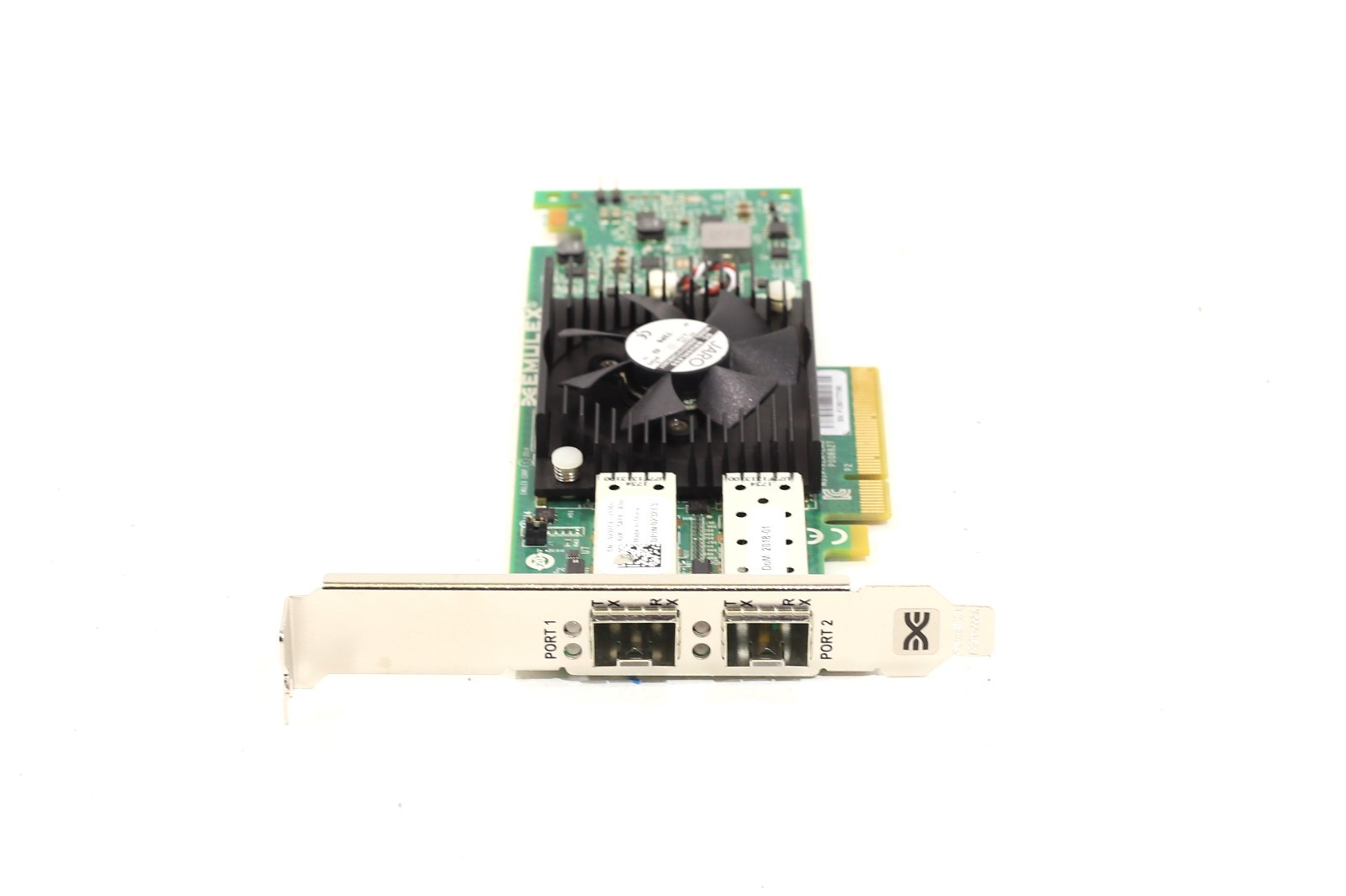 Dell Dual-Port 10GbE SFP+ PCIe Network Adapter Dell P/N: 0DDF4D Tested Working
