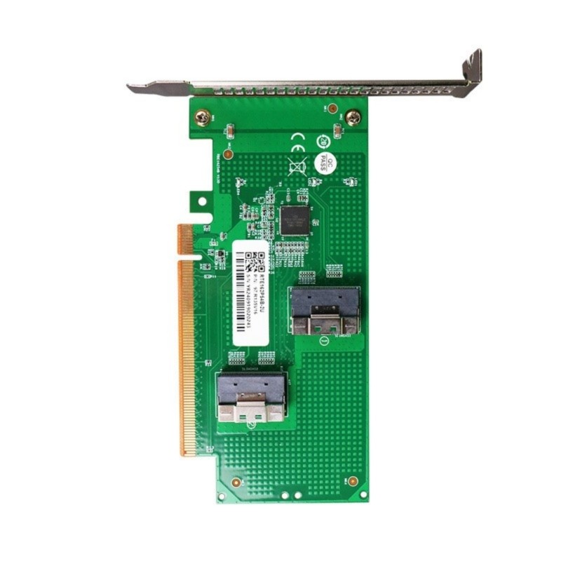 PCIe4.0 X16 Extension Card with Double SFF 8654 Port For Fast Data Servers