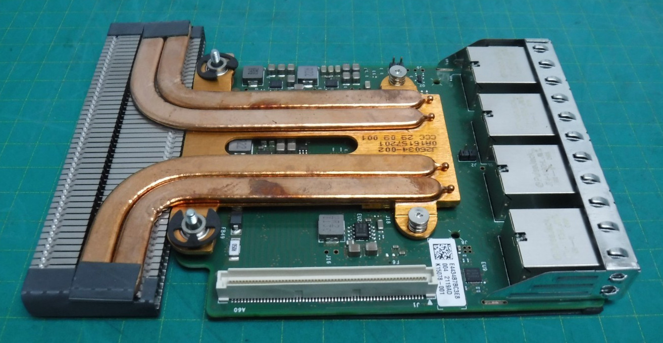 Dell 064PJ8 Intel X550 10GB RJ-45 Quad-Port Card