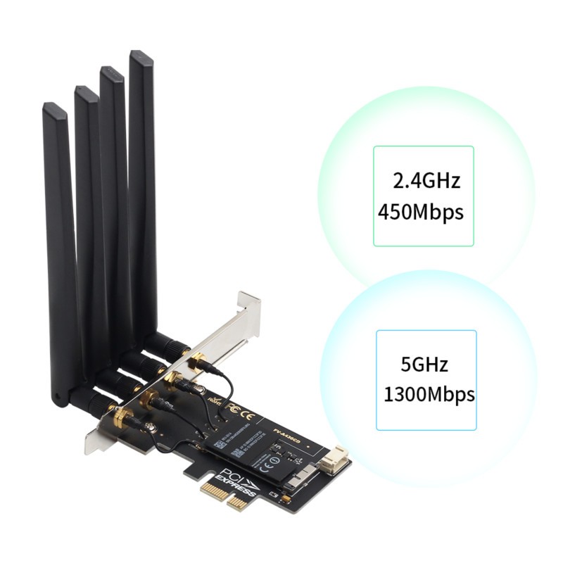 For macOS Hackintosh 5G wifi BCM94360CD PCIE WiFi adapter 802.11ac Desktop Card