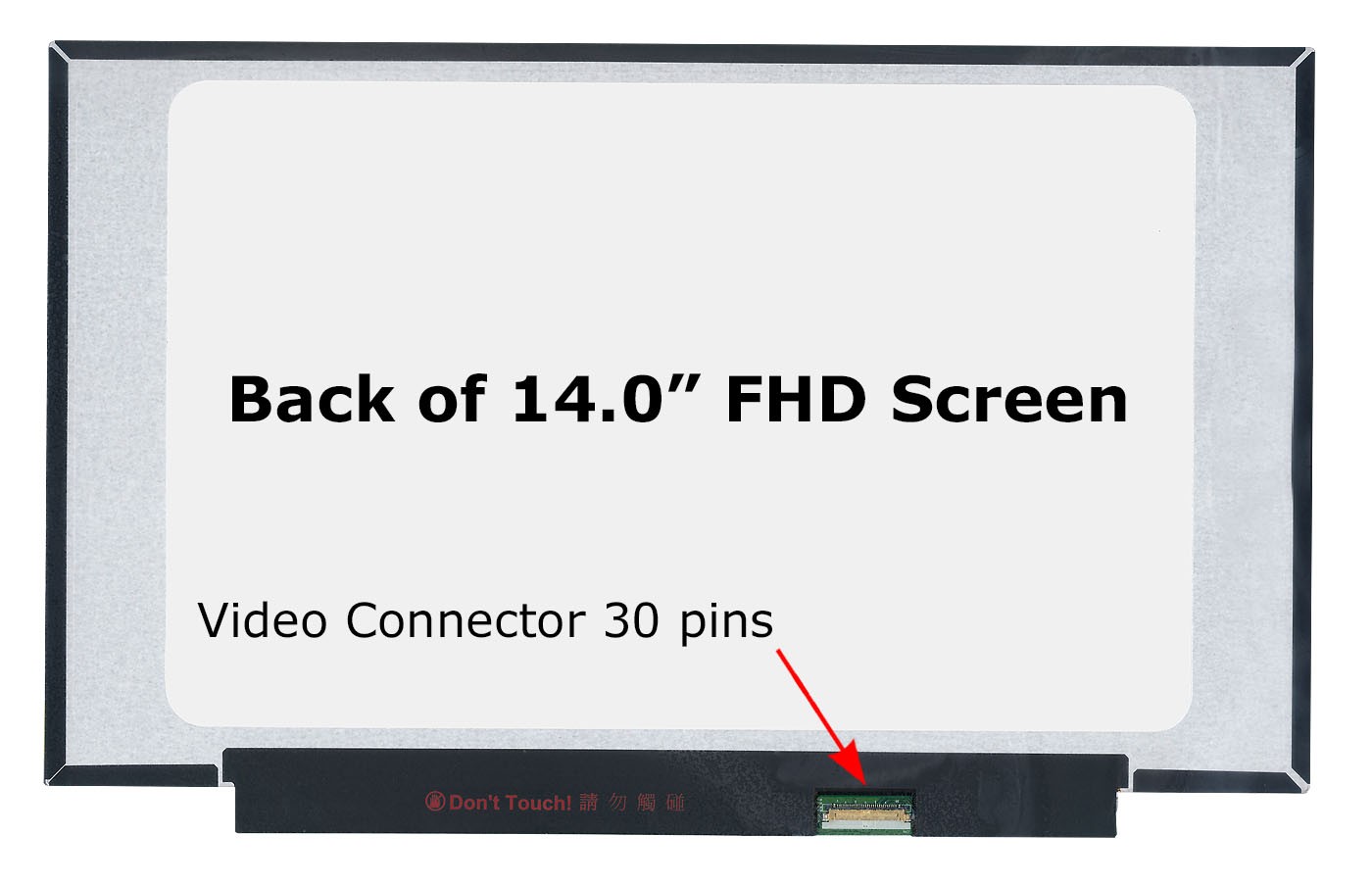 Lenovo FRU 01YN170 P/N SD10Q66981 NV140FHM-N48 V8.1 LCD Screen SCREENARAMA FAST