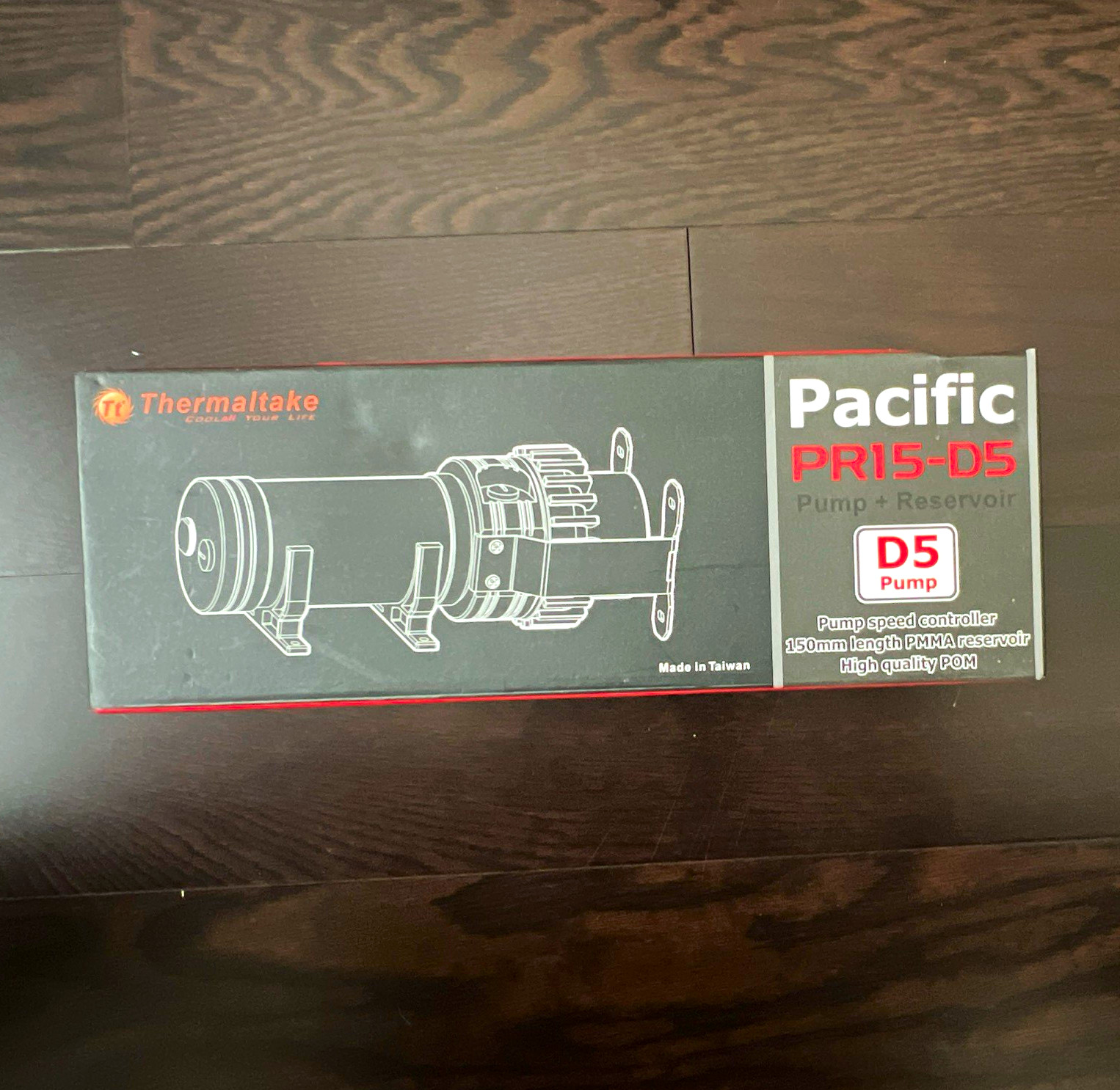Thermaltake Pacific PR15-D5 Pump, Black, Ball Bearing, 4-Pin 12V (Boxed)