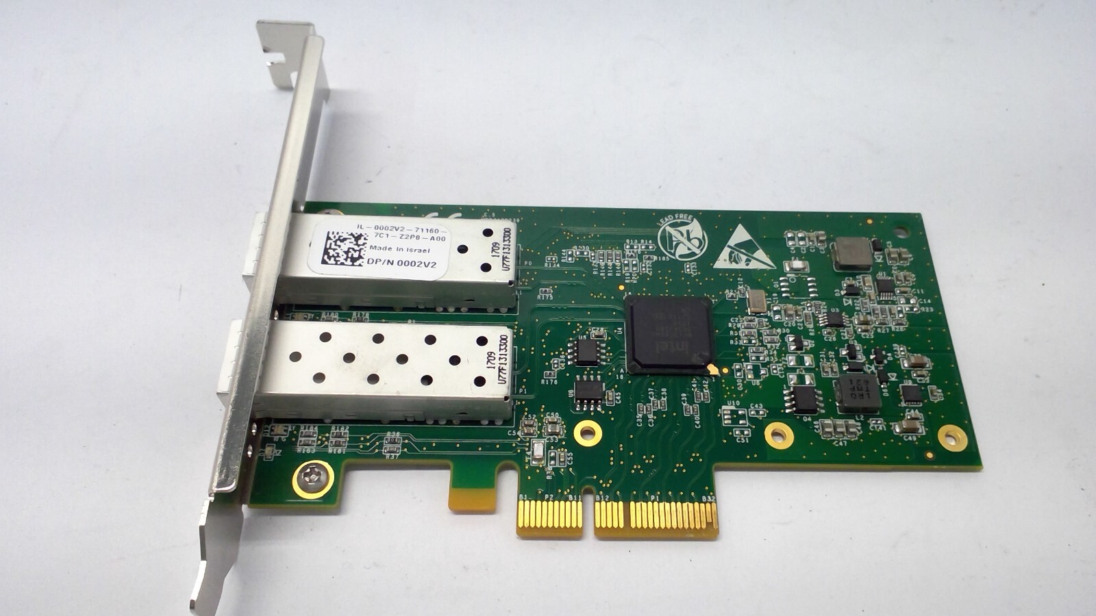 Dell 0002V2 Intel i350 Dual Port SFP 10GB PCI-e Ethernet Server Adapter i350-AM2