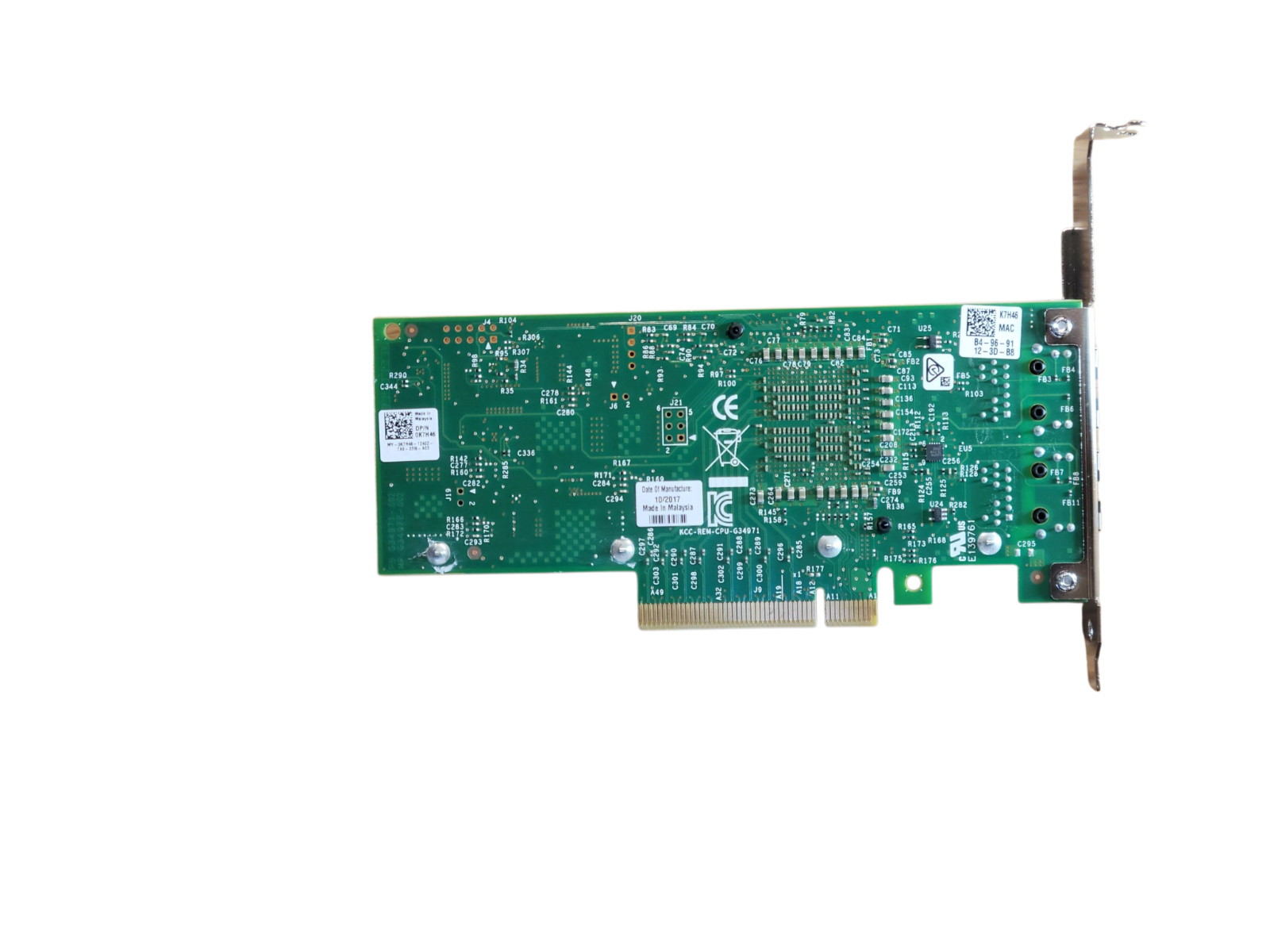 Intel/Dell K7H46 X540-T2 DP 10GB RJ-45