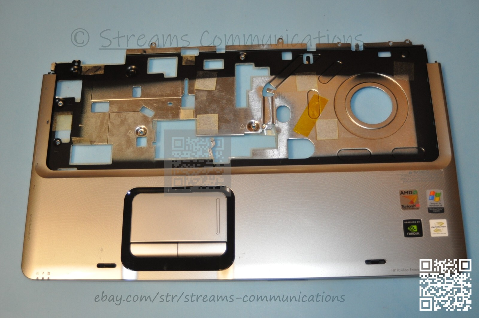HP Pavilion DV9000 dv 9000 17 in Laptop Palmrest with Touchpad Board 448010-001