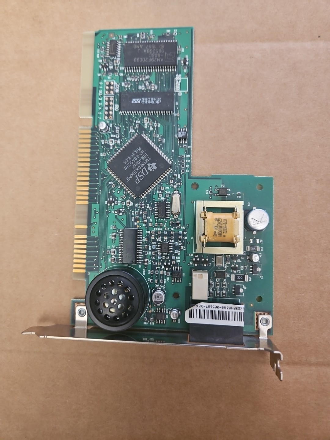 Vintage U.S. Robotics 0584 56K Internal ISA Fax-Modem 3Com 005687-02 Retro PC