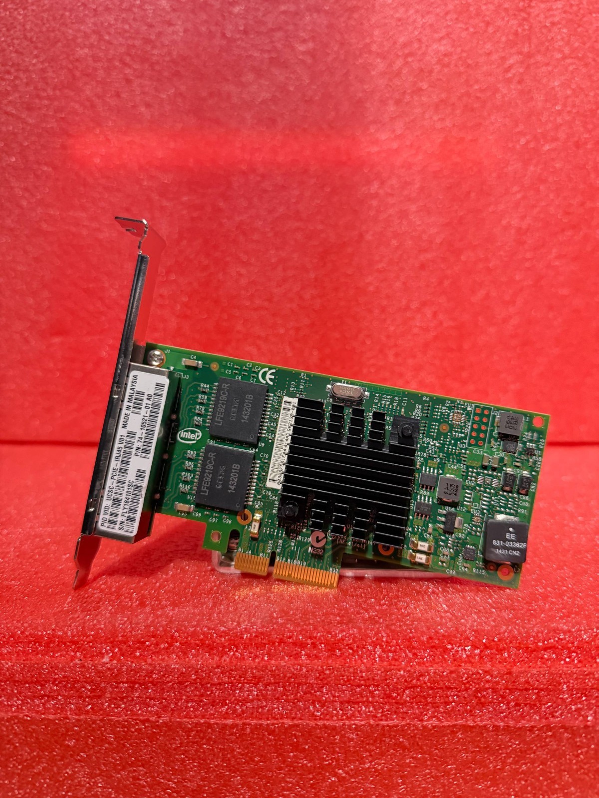 Cisco 74-10521-01 Quad Port 1Gb Network Adapter UCSC-PCIE-IRJ45High Profile