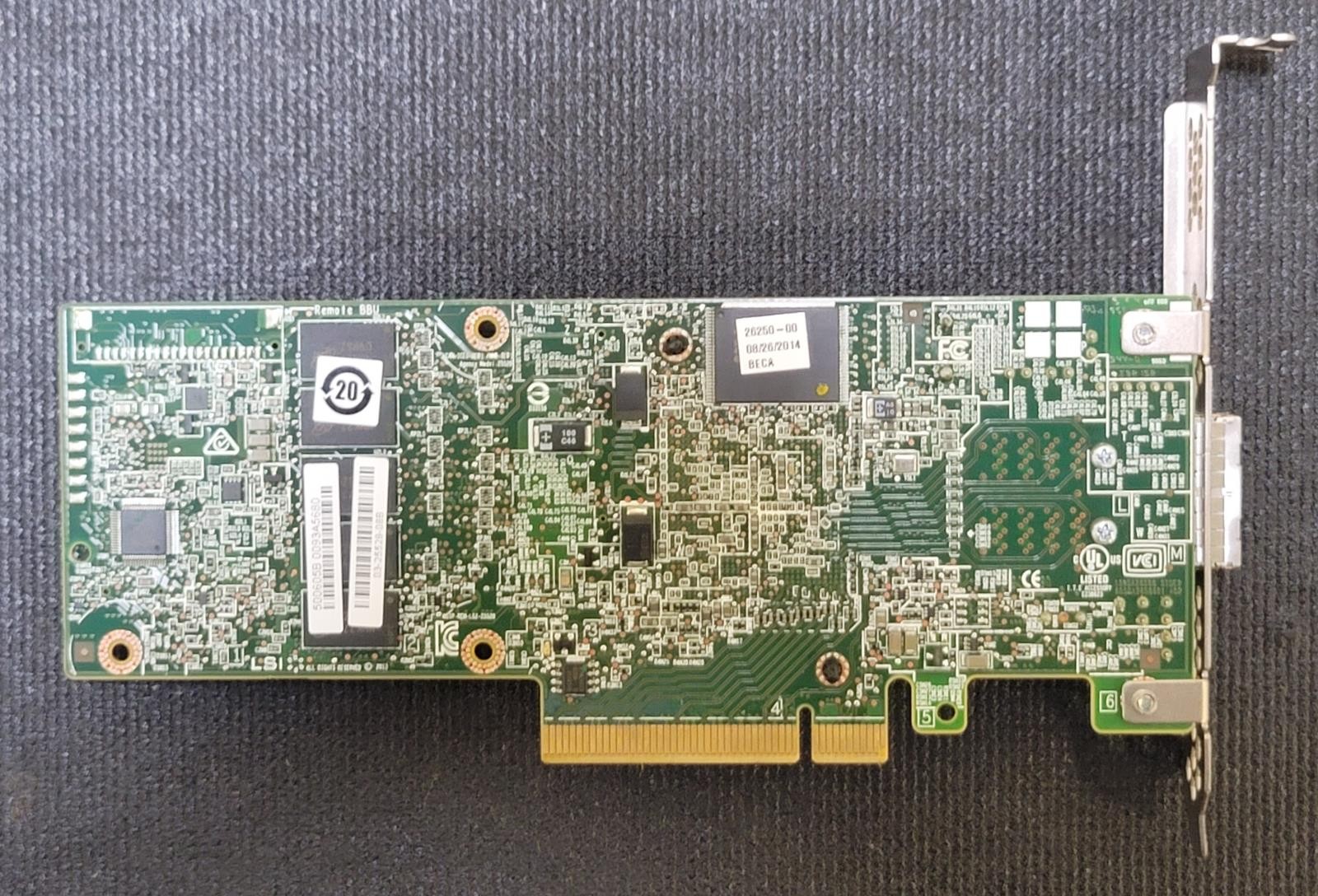 Intel RS3SC008 Intel 8-Port SAS / SATA 12Gb/s RAID High Profile Bracket