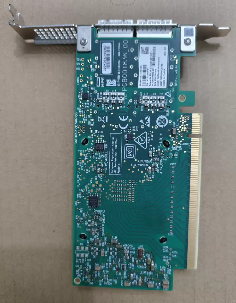 HPE MCX556A-ECAT 100G 841QSFP28 cx556a 877690-001 878579-001 network card