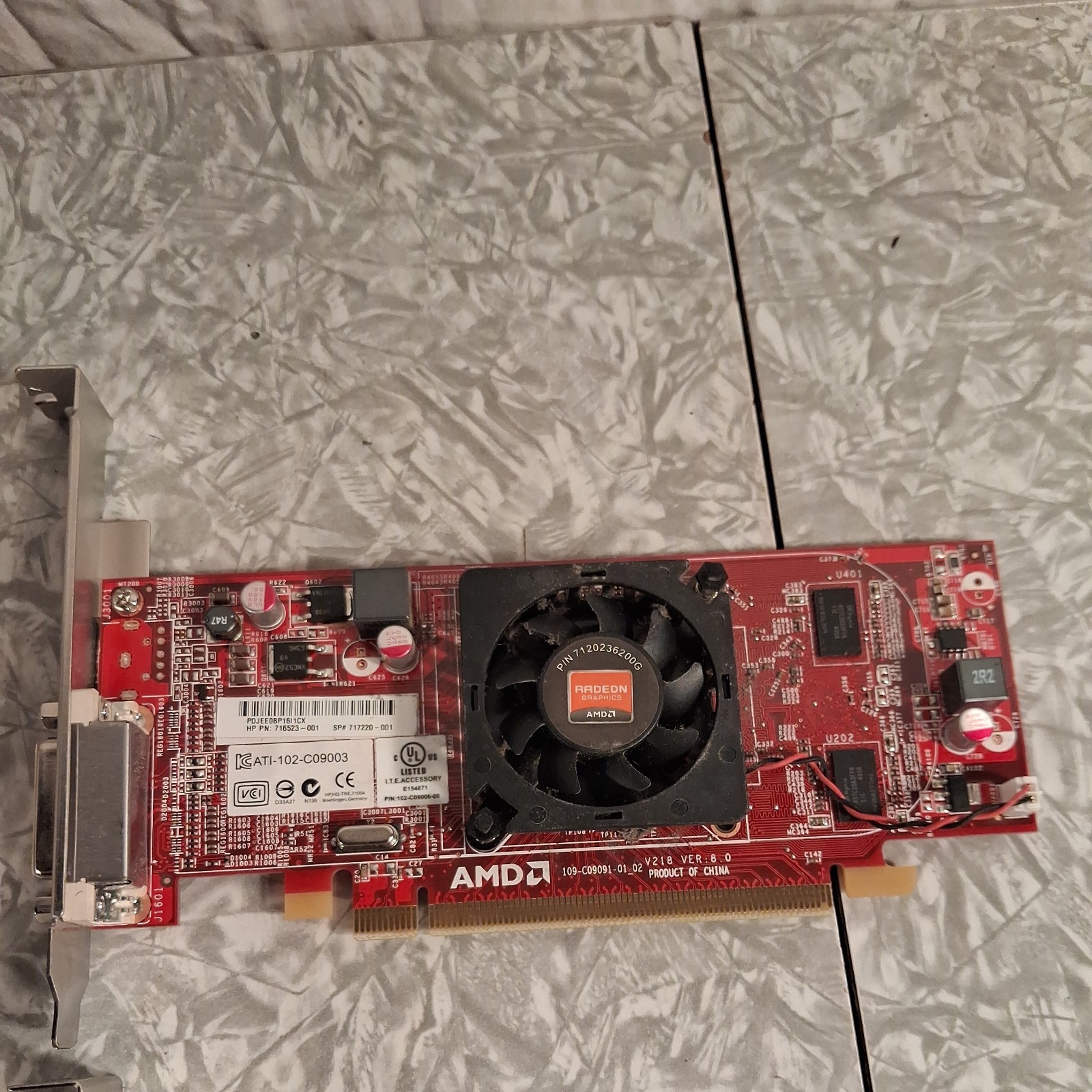 Lot of 6 Assorted Graphics Card video cards Untested Unknown Conditions