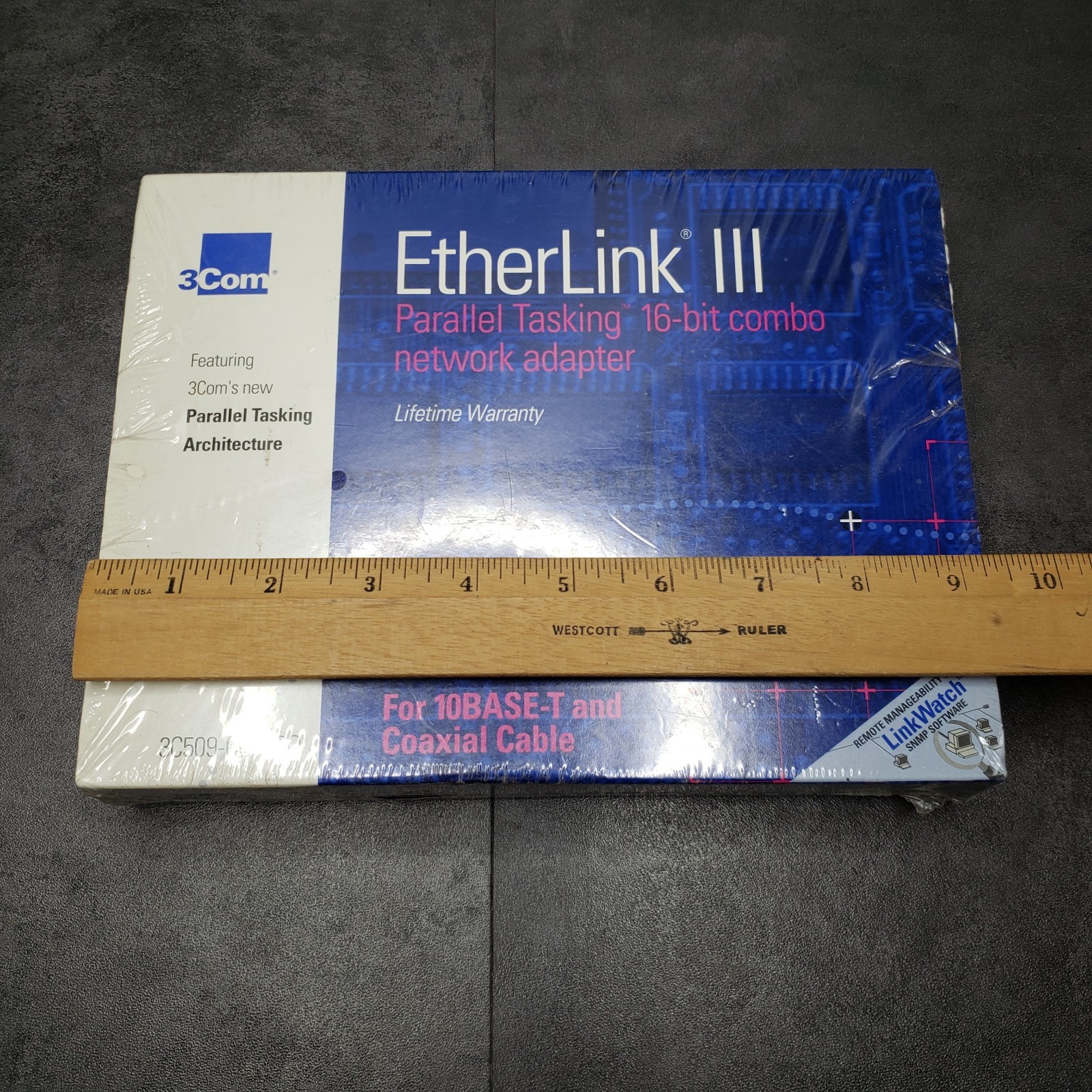 3com etherlink iii Network Adapter for 10 Base T and Coaxial Cable NEW