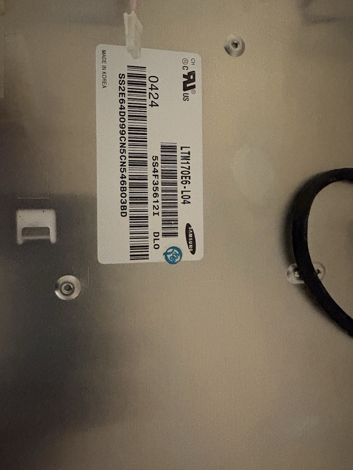 Samsung LTM170E6-L04 17″ LCD Panel Screen TFT-LCD, Tested Working