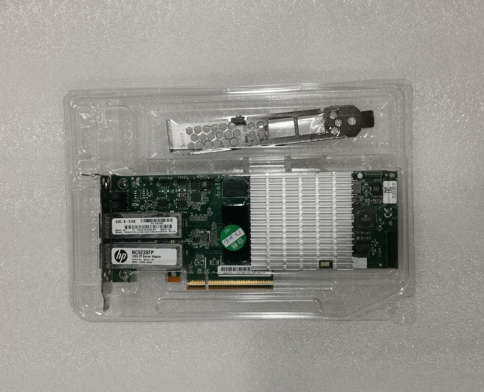 HP NC523SFP QLE3242-HP Dual Port 10Gb Ethernet 10GbE SFP+ PCI-E NIC Network