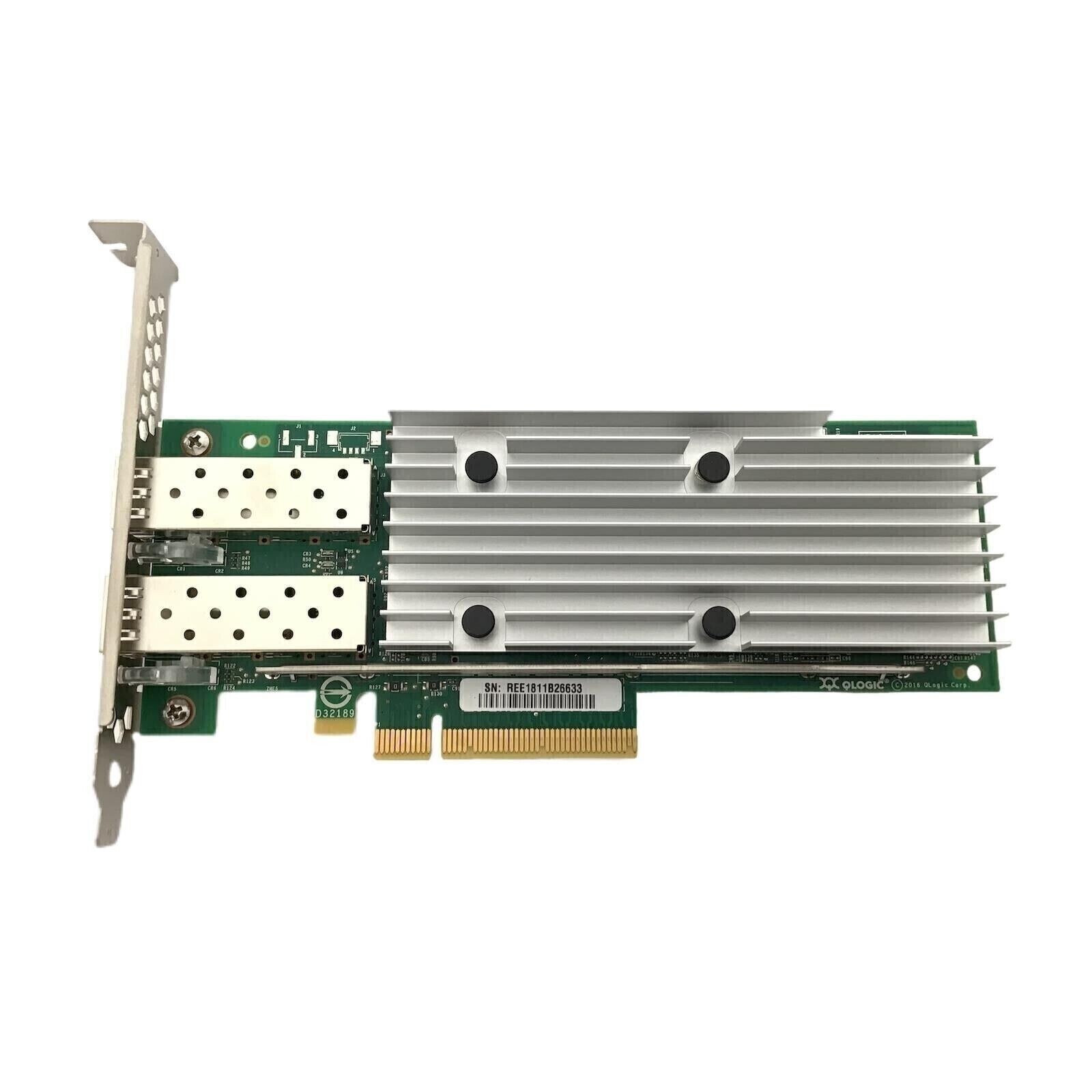 25GbE SFP28 Dual Port NIC QLogic PCIe x8 Ethernet Network Adapter High Profile