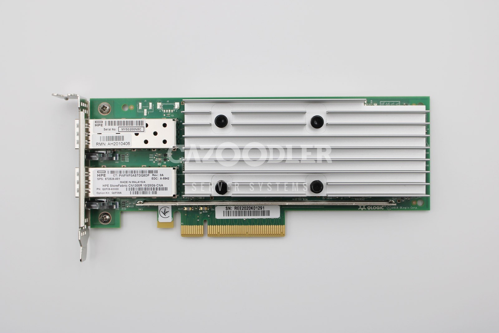 HPE StoreFabric CN1300R 10/25Gb Dual Port Low Profile CNA 872526-001 / Q0F09A