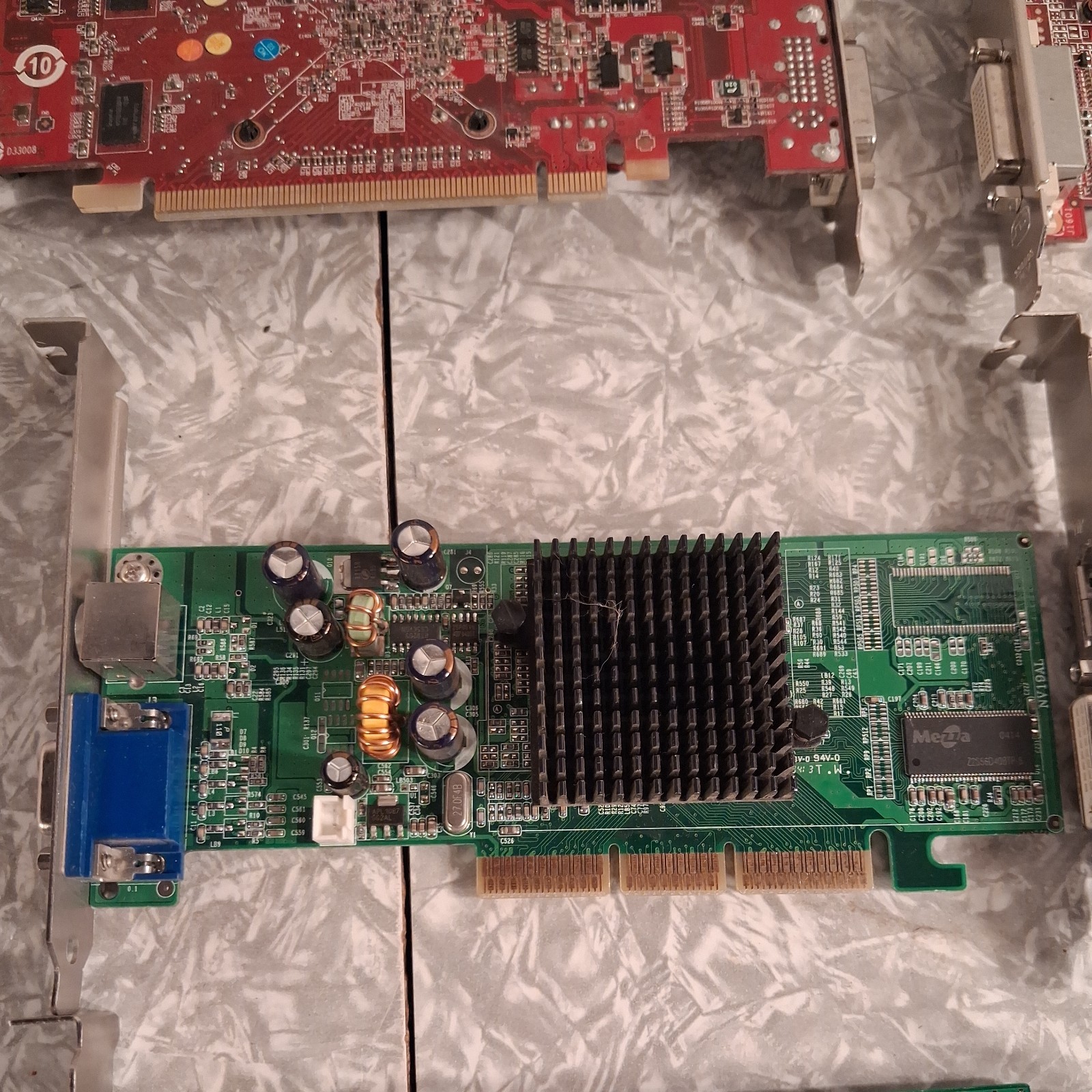 Lot of 6 Assorted Graphics Card video cards Untested Unknown Conditions