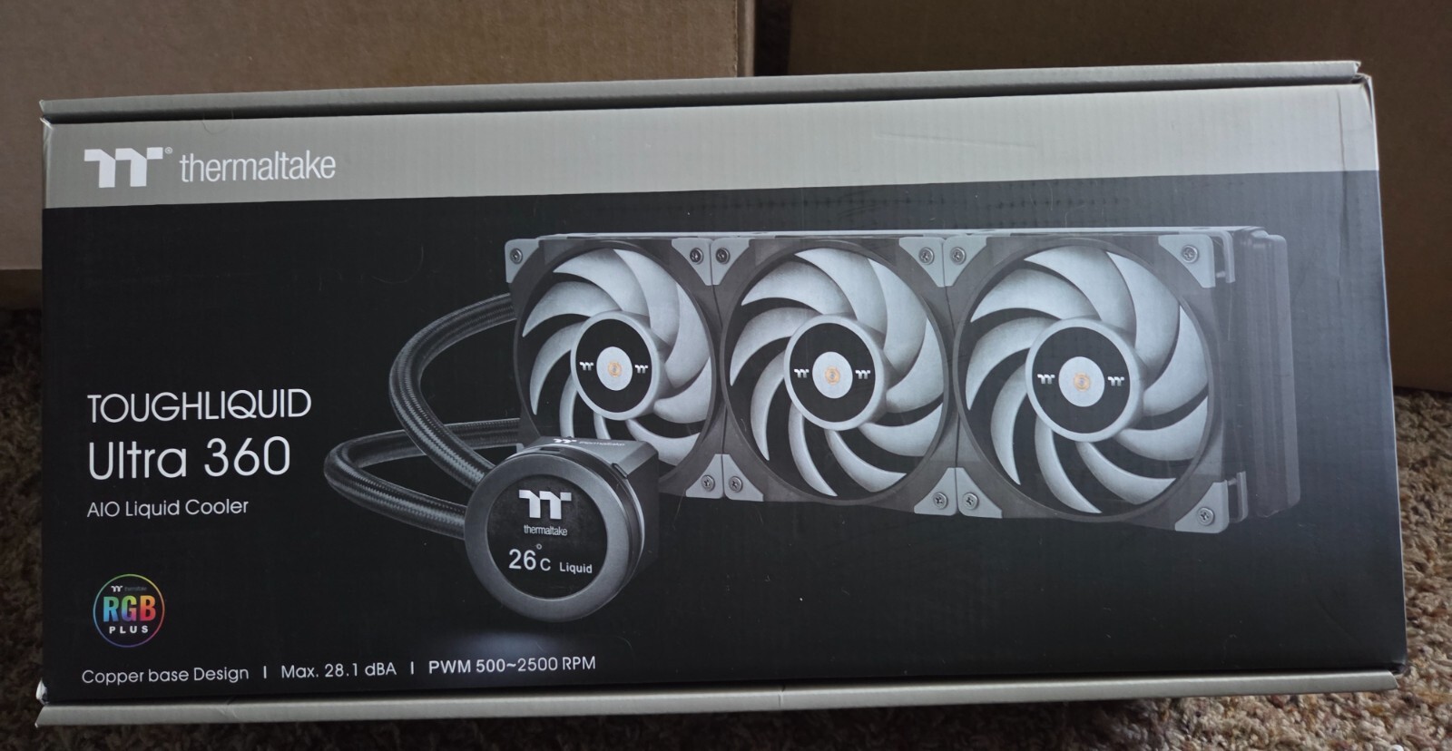 Thermaltake Toughliquid Ultra 360 AIO Liquid Cooler W323-PL 12GM-B