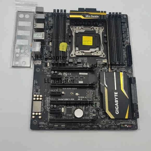 FOR GIGABYTE GA-X99-UD4 DDR4*8 LGA 2011-V3 128GB ATX Motherboard Test OK