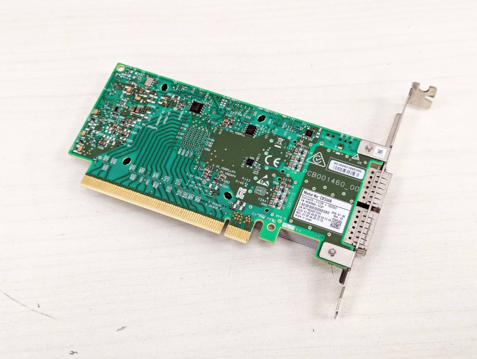 Mellanox CX556A ConnectX-5 EDR + 100GbE MCX556A-ECAT VPI Network Adapter Card